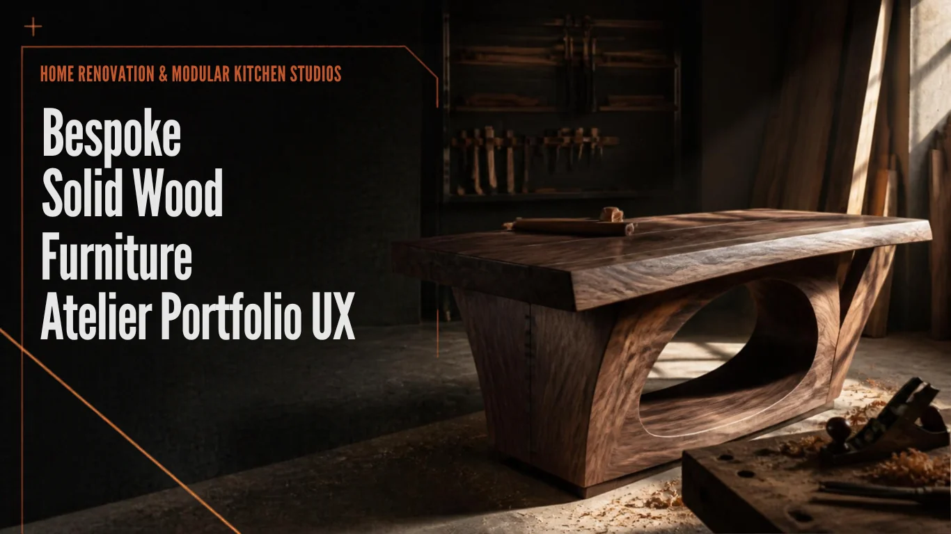 Bespoke Furniture Maker Commission Pages: Selling Custom Artisanal Craft