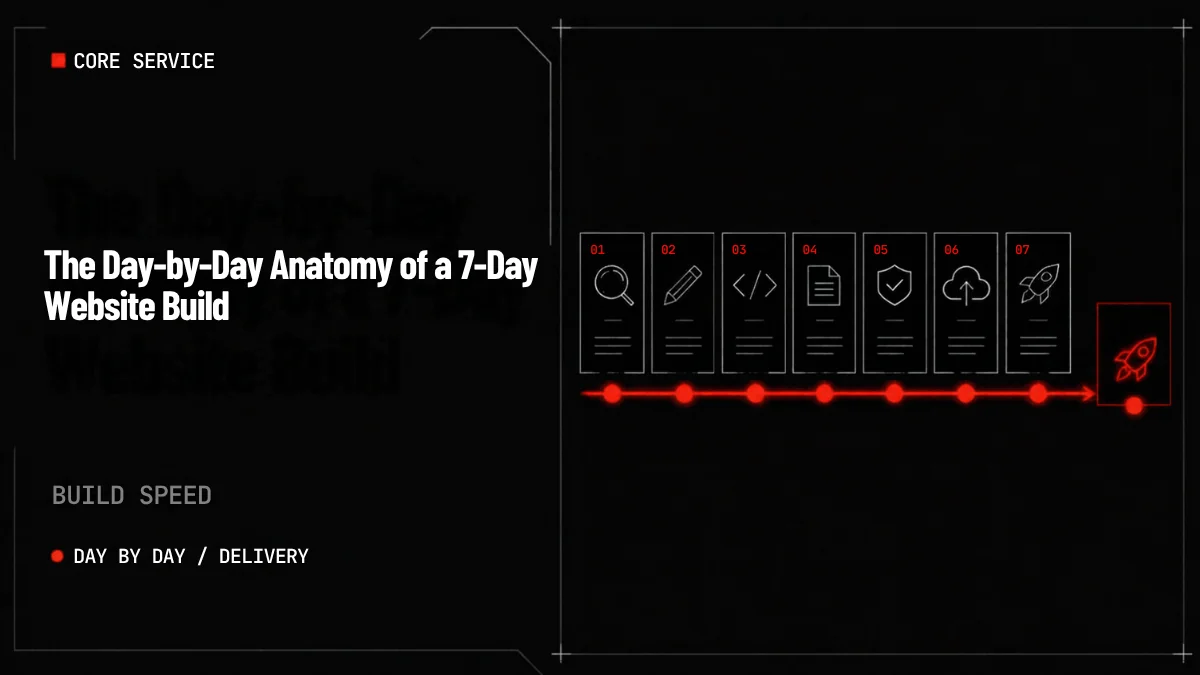 The Day-by-Day Anatomy of a 7-Day Website Build: Inside the Sprint