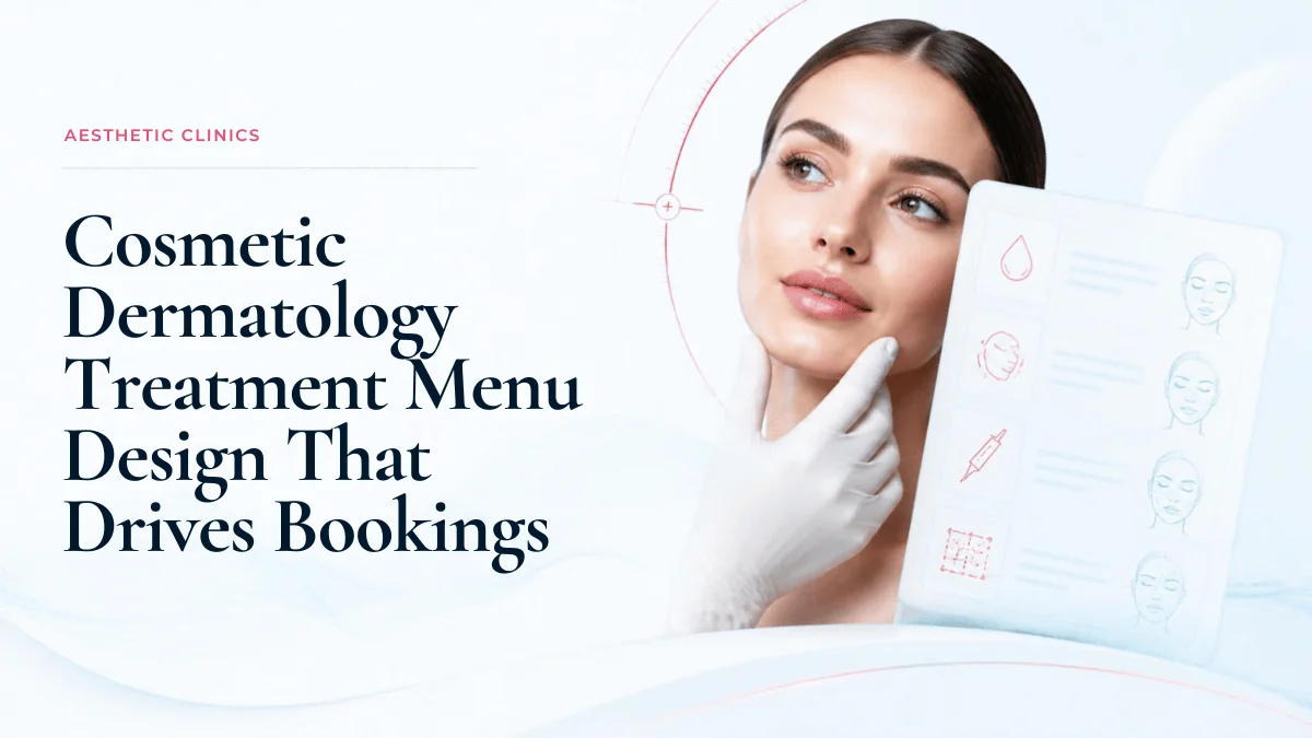 Cosmetic Dermatology Treatment Menu Design: Converting Browsers into Consultations