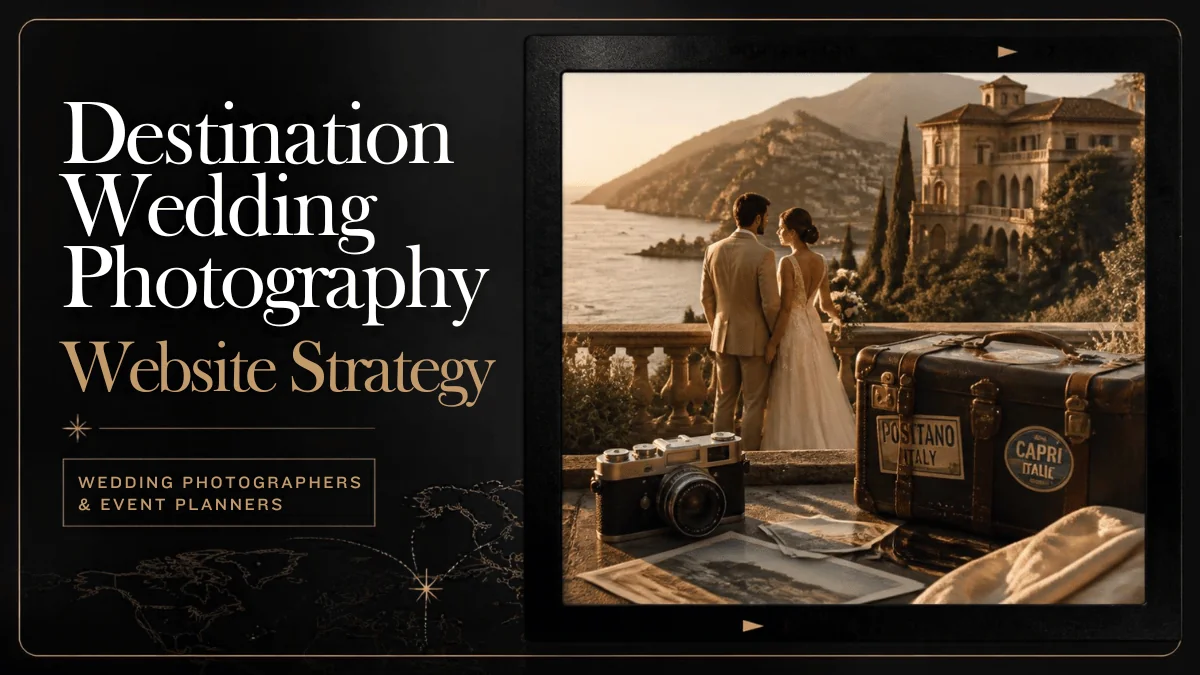 Destination Wedding Photography Website Strategy: Winning Palace and Beach Commissions