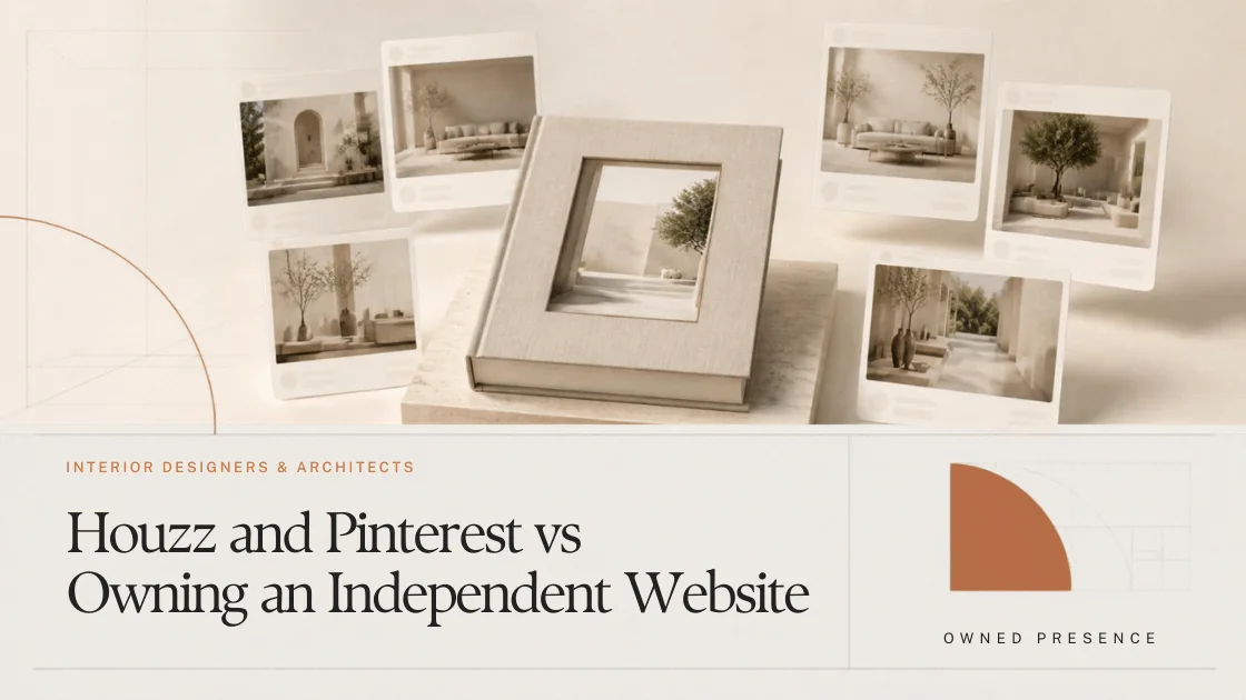 Houzz and Pinterest vs Owning an Independent Website: The Platform Trap