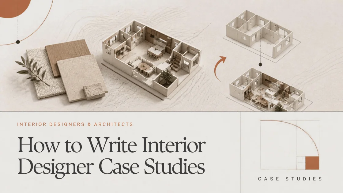 How to Write Interior Design Case Studies That Sell Premium Projects