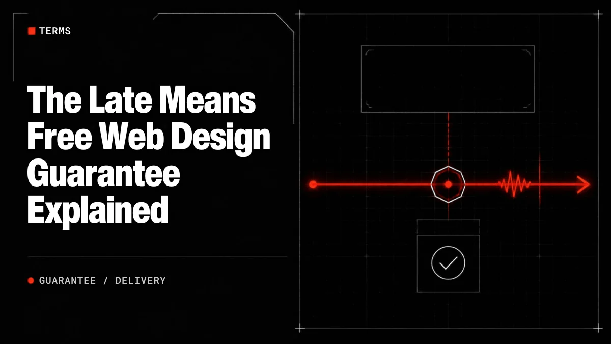 The 'Late Means Free' Web Design Guarantee Explained: Engineering Extreme Accountability