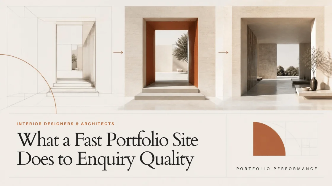 Before/After: What a Fast, Well-Structured Portfolio Site Does to Enquiry Quality (Not Just Volume)