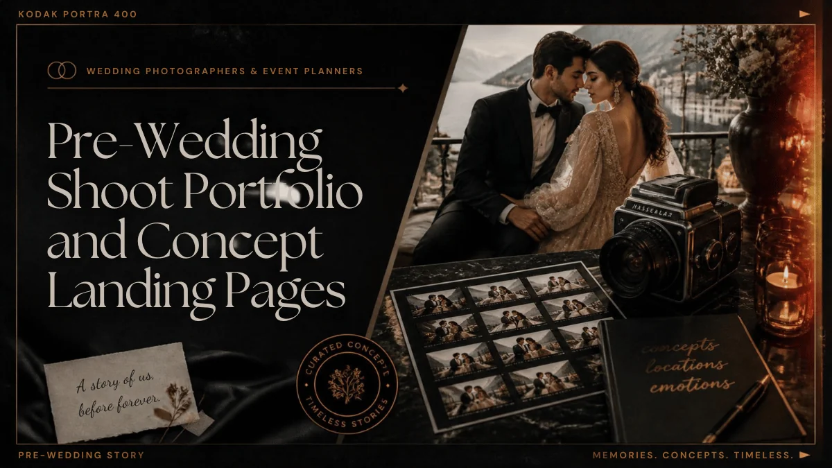 Pre-Wedding Shoot Portfolio Architecture: Early-Stage Couple Acquisition