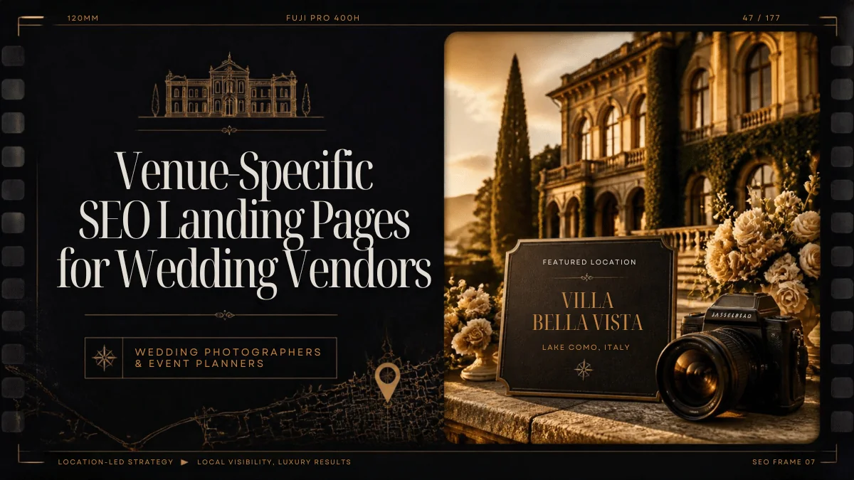 Venue-Specific SEO Landing Pages: Capturing Engaged Couples Post-Booking