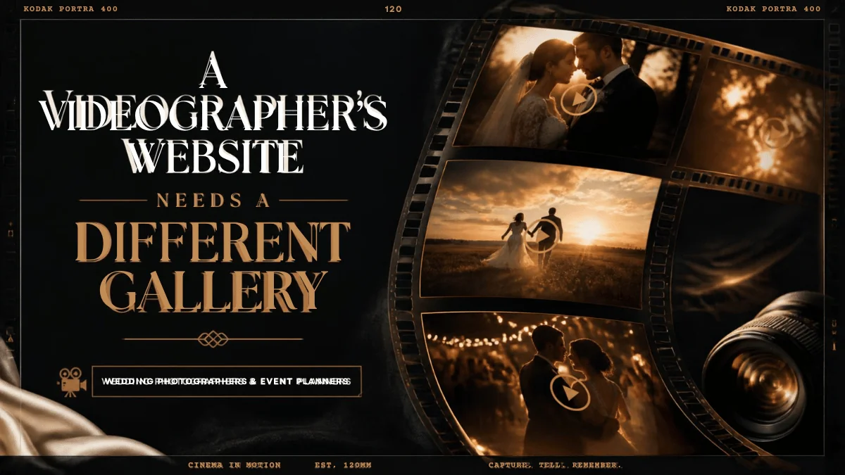 A Videographer's Website Needs a Different Gallery Than a Photographer's. Here's How