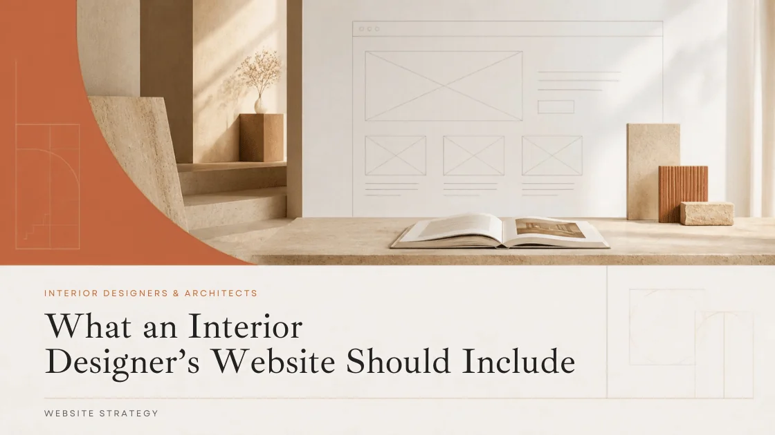 What an Interior Designer's Website Should Include to Book Consultations